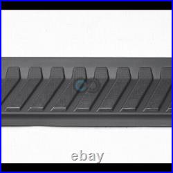 Fit 07-18 Chevy Silverado Extended/Double 6 Matte Blk OE Aluminum Running Board