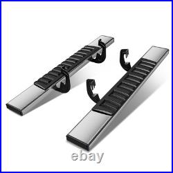 Fit 07-19 Chevy Silverado Regular Cab 6.75 Side Step Bar Flat Running Boards