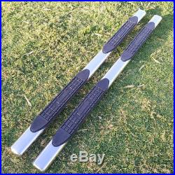 Fit 09-17 CHEVY TRAVERSE GMC ACADIA 4 Side Steps Nerf Bar Running Board SS Oval