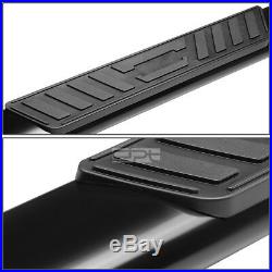 Fit 15-16 Gm Colorado Crew Cab 5 Black Curved Oval Step Nerf Bar Running Board