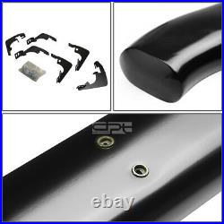 Fit 15-20 Colorado/Canyon Crew 4 Black Curved Oval Step Nerf Bar Running Board