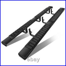 Fit 15-25 Chevy Colorado Canyon Crew Cab 6'' Black Rectangular Running Boards