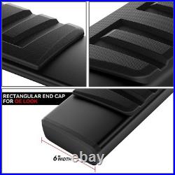 Fit 15-25 Chevy Colorado Canyon Crew Cab 6'' Black Rectangular Running Boards