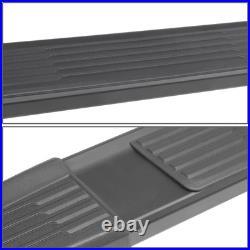 Fit 17-19 Silverado Sierra Crew Cab Pair 6 Aluminum Side Step Bar Running Board