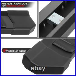 Fit 19-24 Silverado Sierra 1500 2500 3500 HD Crew Cab 6 Flat Running Boards