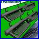 Fit 19-26 Silverado/Sierra 1500 Crew Cab Black Side Step Drop Bar Running Boards
