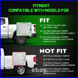 Fit 19-26 Silverado/Sierra 1500 Crew Cab Black Side Step Drop Bar Running Boards