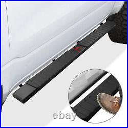 Fit 2019-2024 Silverado/Sierra Crew Cab 6 Running Board Side Step Nerf Bar H