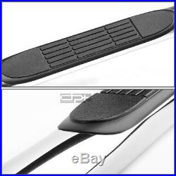 Fit 99-16 Silverado/Sierra Ext Cab Chrome 3 Side Step Nerf Bar Running Board