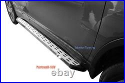 Fit Chevrolet Equinox 2018-2025 Fixed Running Board Side Step Pedal Nerf Bar withB