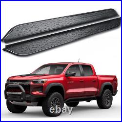 Fit for Chevrolet Colorado 2015-2024 Running Boards Side Steps Pedals Nerf bars