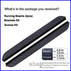 FitFor Chevrolet Captiva 2008-2017 Side Steps Nerf Bars Running Boards Step Bars