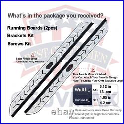 FitFor Chevrolet Equinox 2018-2023 Side Steps Nerf Bars Running Boards Step Bars
