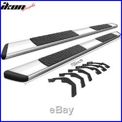 Fits 07-18 Chevy Silverado Double Cab 78inch OE Side Step Bars Running Boards