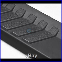 Fits 07-18 Chevy Silverado Extended Cab 6 Matte Blk OE Aluminum Running Boards
