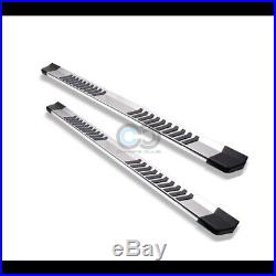 Fits 07-18 Chevy Silverado Extended Cab 6 Silver OE Aluminum Running Boards
