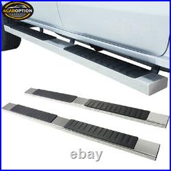 Fits 07-18 Chevy Silverado Sierra 1500 Crew Cab 5inch Nerf Bar Running Boards SS