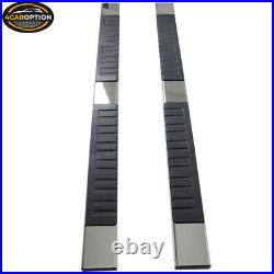 Fits 07-18 Chevy Silverado Sierra 1500 Crew Cab 5inch Nerf Bar Running Boards SS