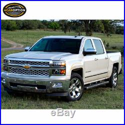 Fits 07-18 Chevy Silverado Sierra 1500 Ext Cab Nerf Bar Running Boards Chrome 6