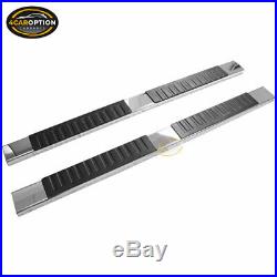 Fits 07-18 Chevy Silverado Sierra 1500 Ext Cab Nerf Bar Running Boards Chrome 6