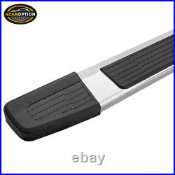 Fits 19-20 Silverado Sierra 1500 Crew Cab OE S6 Style Side Step Nerf Bar Silver