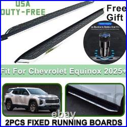 Fits For Chevrolet Equinox 2025 2026 Fixed Running Boards Side Steps+CAR CHARGER