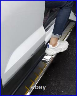 Fits For Chevrolet Tahoe 2021-2025 Running Boards Side Steps Pedals Nerf Bar ALU