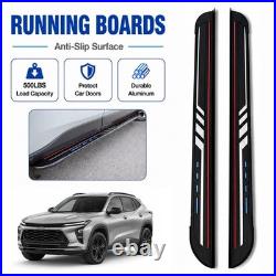 Fits For Chevy Trax 2023-2026 Running Boards Side Step Bars 2PCS Aluminum