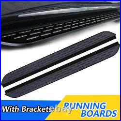 Fits for Chevrolet Captiva 2008-2017 Running Board Side Step Nerf Bar Black 2PCS