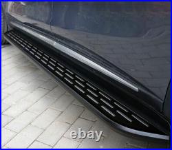 Fits for Chevrolet Captiva 2008-2017 Running Board Side Step Nerf Bar Black 2PCS
