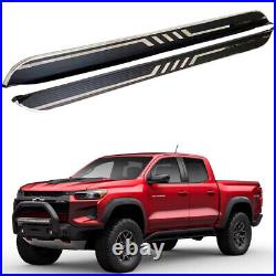 Fits for Chevrolet Colorado 2015-2024 Running Boards Side Steps Pedals Nerf bar