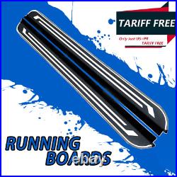 Fits for Chevrolet Tahoe 2020-2025 Running Boards Side Steps Nerf Bars WithBracket