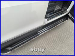 Fits for Chevrolet Tahoe 2020-2025 Running Boards Side Steps Nerf Bars WithBracket