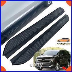 Fits for Chevrolet Tahoe 2021 2022 2023 2024 Side Steps Pedal Running Nerf Bar