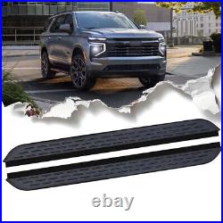 Fits for Chevrolet Tahoe 2021-2024 2025 Fixed Side Step Running Board Nerf Bar