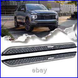 Fits for Chevrolet Tahoe 2021-2024 2025 Fixed Side Step Running Board Nerf Bar