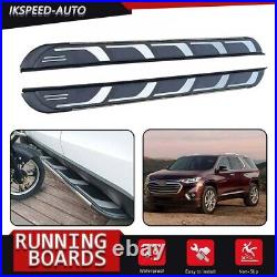 Fix Side Step Pedal Nerf Bar Running Board Fits for 2018-2023 Chevrolet Traverse