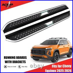 Fixed Running Boards Side Steps Pedals Nerf Bar Fits for Chevy Equinox 2025 2026