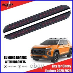 Fixed Running Boards Side Steps Pedals Nerf Bar Fits for Chevy Equinox 2025 2026