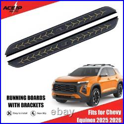 Fixed Running Boards Side Steps Pedals Nerf Bar Fits for Chevy Equinox 2025 2026