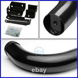 For 00-14 Avalanche Yukon Crew Cab 3 Black Curved Side Step Bar Running Boards
