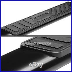 For 01-16 Chevy Silverado Crew 5black Curved Oval Step Nerf Bar Running Board