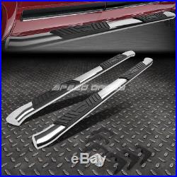 For 01-16 Chevy Silverado Crew 5chrome Curved Oval Step Nerf Bar Running Board
