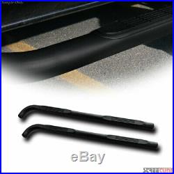 For 02-09 GMC Envoy/Chevy Trailblazer 3 Matte Blk Side Step Bars Running Boards