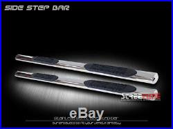 For 04-12 Colorado/Canyon Ext Cab 4 Oval Ss Side Step Nerf Bars Running Boards