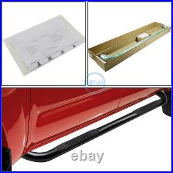 For 04-12 Colorado Canyon Extended Cab 3 Curved Side Step Bar Running Boards
