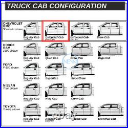 For 04-12 Colorado Canyon Extended Cab 3 Curved Side Step Bar Running Boards