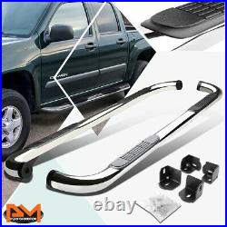 For 04-12 Colorado/Canyon Extended Cab 3Side Step Nerf Bar Running Board Chrome
