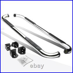 For 04-12 Colorado/Canyon Extended Cab 3Side Step Nerf Bar Running Board Chrome