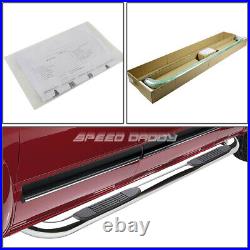 For 04-12 Colorado/canyon Ext Cab 4dr Chrome 3 Side Step Nerf Bar Running Board